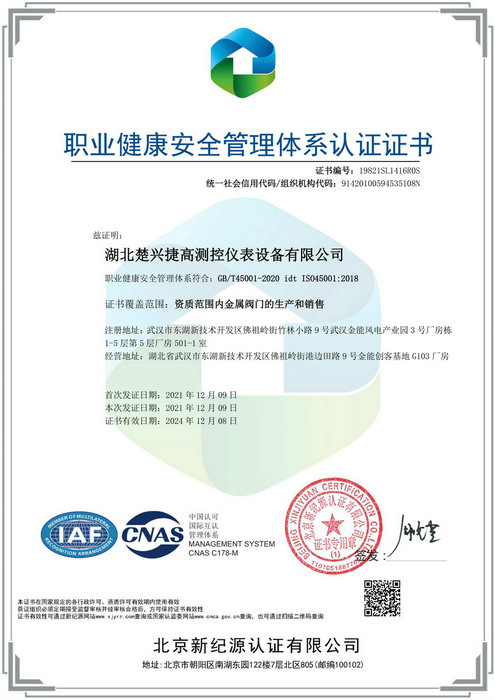 Occupational health system-Chinese Version