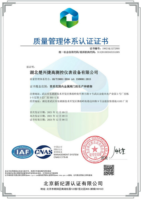 Quality management system-Chinese Version